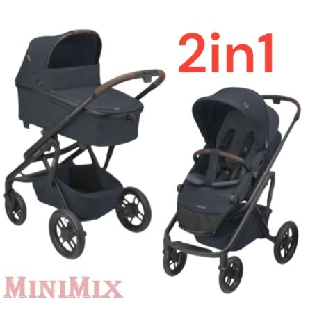  MAXI-COSI Lila XP Plus Essential Graphite multifunkciós babakocsi + Maxi Cosi Oria XXL mózeskosár