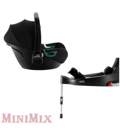 BRITAX RÖMER Baby Safe 3 40-83 cm Space Black hordozó i-Size + BRITAX RÖMER Flex Base iSense rögzítőtalp 