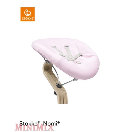 Stokke Nomi Newborn Set Grey/Grey Pink baba pihenőszék