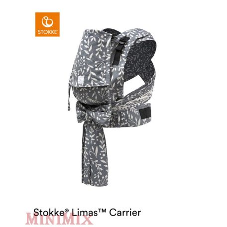 Stokke Limas Plus Floral Slate mei tai hordozó