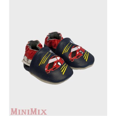 Rose et Chocolat Little Racers Navy cipő 0-6 hónapos korig